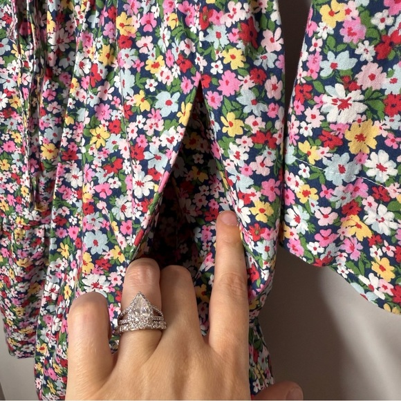 Pomander Place by Tuckernuck Floral 3/4 sleeve colorful floral dress Medium - Picture 2 of 10